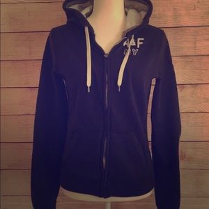 Navy Blue Abercrombie Hoodie Size Large